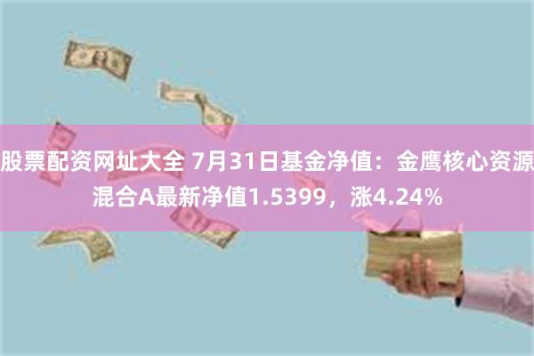 股票配资网址大全 7月31日基金净值：金鹰核心资源混合A最新净值1.5399，涨4.24%