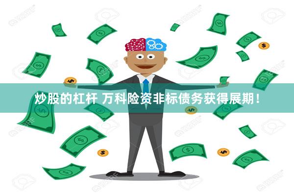 炒股的杠杆 万科险资非标债务获得展期！